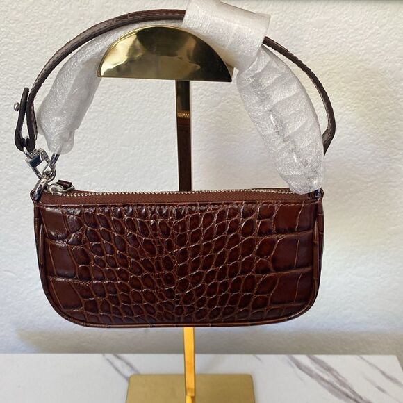 By Far mini Rachel croc-effect bag - Picture 5 of 6